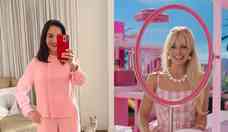 Barbie: Lu Alckmin veste rosa e diz 'essa semana tem cinema'