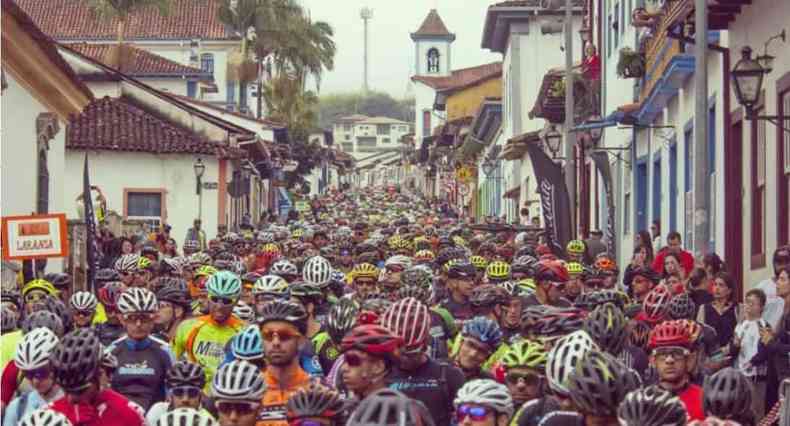 Foto de arquivo do Iron Biker, em Mariana