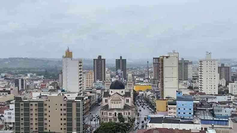 Vista geral da cidade de Pouso Alegre