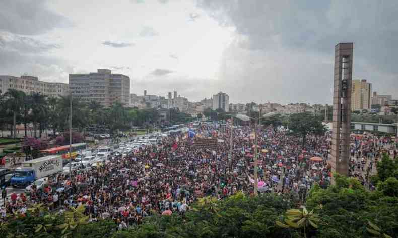 Praa da Estao, em BH(foto: Leandro Couri/EM/DA Press)