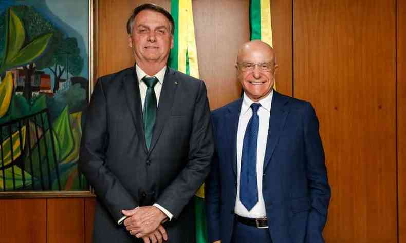 A alegria de Salim Mattar no governo no durou nem metade do mandato de Bolsonaro(foto: Carolina Antunes/PR)