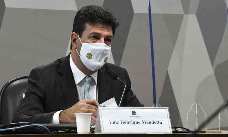 Ex-ministro da Sade, Luiz Henrique Mandetta(foto: Edilson Rodrigues/Agncia Senado)
