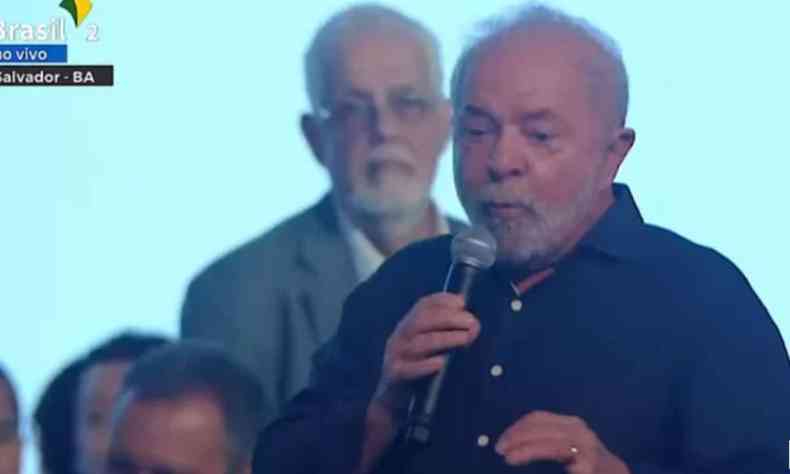 Presidente Lula discursa durante evento em Salvador 