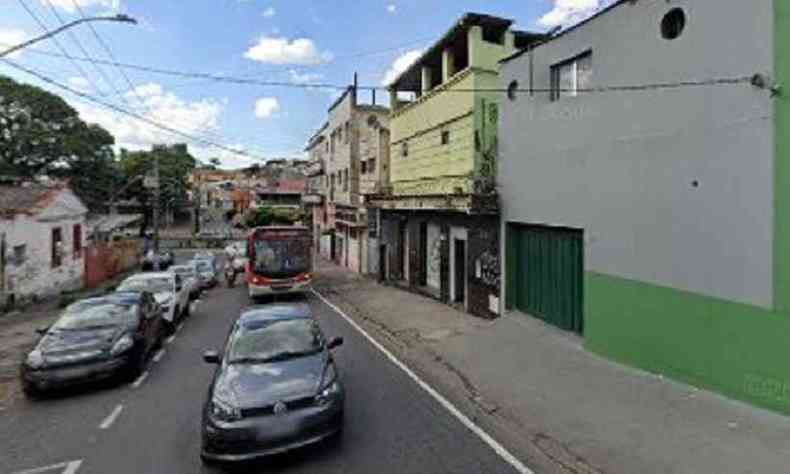 Rua Paranagu, onde idoso foi encontrado morto(foto: Google maps)