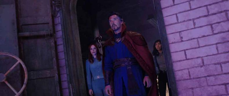 Doutor Estranho (Benedict Cumberbatch) no filme Doutor Estranho no Multiverso da loucura