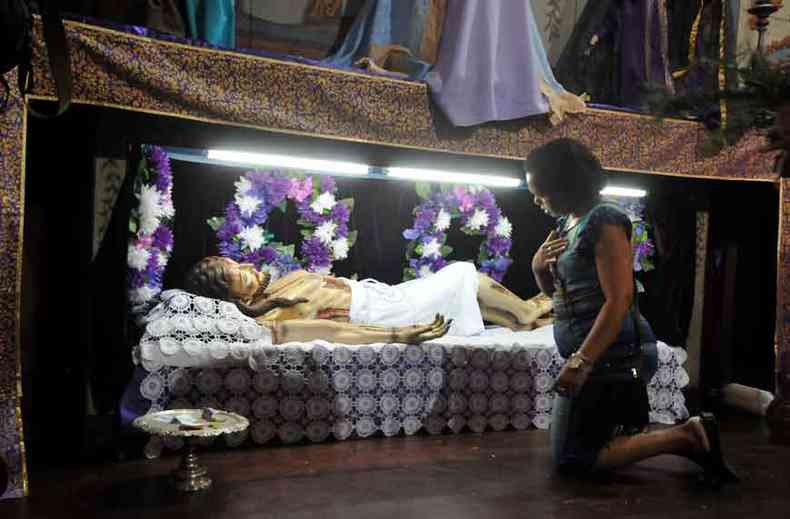 Em Sabar, a abertura do santo sepulcro ocorre na quinta-feira(foto: Jair Amaral/EM/D.A Press)