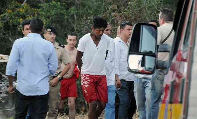Dois homens e um adolescente foram detidos e confessaram o assassinato (foto: Beto Novaes/EM/D.A Press)
