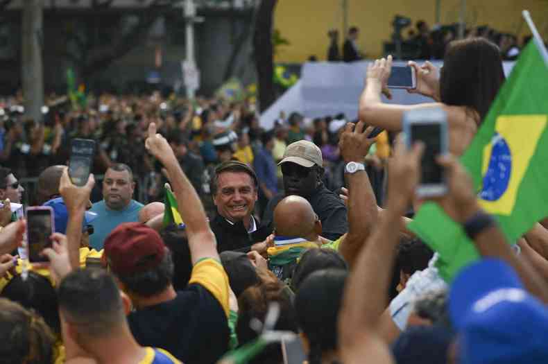 Bolsonaro em Copacabana 