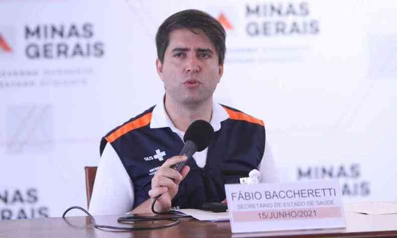 Fbio Baccheretti durante entrevista coletiva nesta tera-feira(foto: Edsio Ferreira/EM/DA Press)