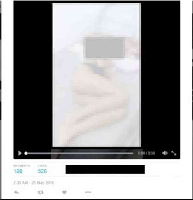 O vídeo gravado momentos depois do estupro foi divulgado nas redes sociais(foto: Reprodução/ Twitter)