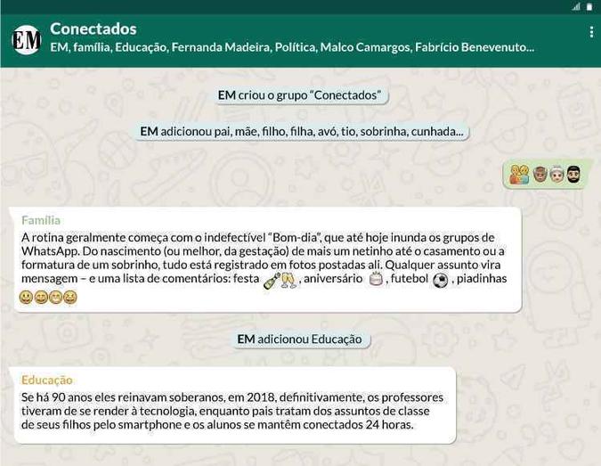 Aparelhos celulares, presentes em 92,7% dos lares do país, facilitaram a troca de mensagens entre parentes, amigos e conhecidos(foto: Arte de Soraia Piva) Aparelhos celulares, presentes em 92,7% dos lares do país, facilitaram a troca de mensagens entre parentes, amigos e conhecidos(foto: Arte de Soraia Piva)