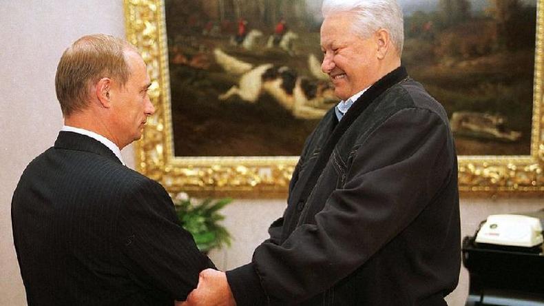 Putin e Yeltsin