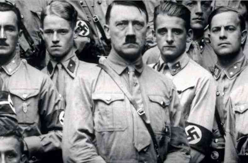 O nazismo tinha como principal liderana Adolf Hitler(foto: Redes Socias/Reproduo)