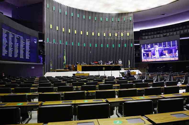 Plenrio da Cmara dos Deputados: parlamentares aprovaram nesta semana mudanas na CLT, que sero enviadas ao Senado (foto: Lus Macedo / Cmara dos Deputados - 10/3/21)