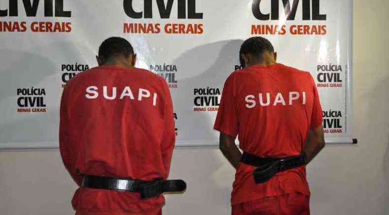 Polcia pediu a priso preventiva dos dois suspeitos do crime e a internao de um adolescente de 17 anos(foto: Polcia Civil/Divulgao)
