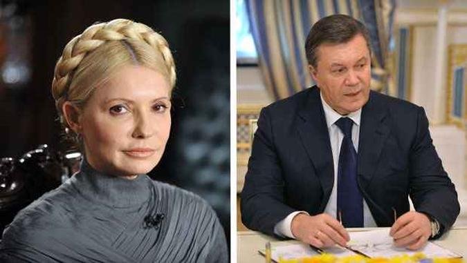 A Ucrânia se divide entre um oeste pró-ocidental, grupo que apoia a ex-premiê Iulia Timochenko, e o leste pró-russo, majoritário, que se mantém a favor do ex-presidente Viktor Yanukovych(foto: SERGEI SUPINSKY / AFP) A Ucrânia se divide entre um oeste pró-ocidental, grupo que apoia a ex-premiê Iulia Timochenko, e o leste pró-russo, majoritário, que se mantém a favor do ex-presidente Viktor Yanukovych(foto: SERGEI SUPINSKY / AFP)