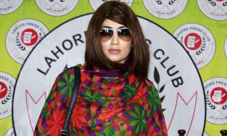 Qandeel Baloch era idolatrada por muitos jovens do pas por sua coragem de quebrar tabus(foto: AFP / STR )