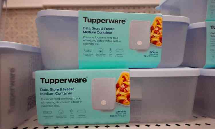 Imagem de vasilhas da marca Tupperware