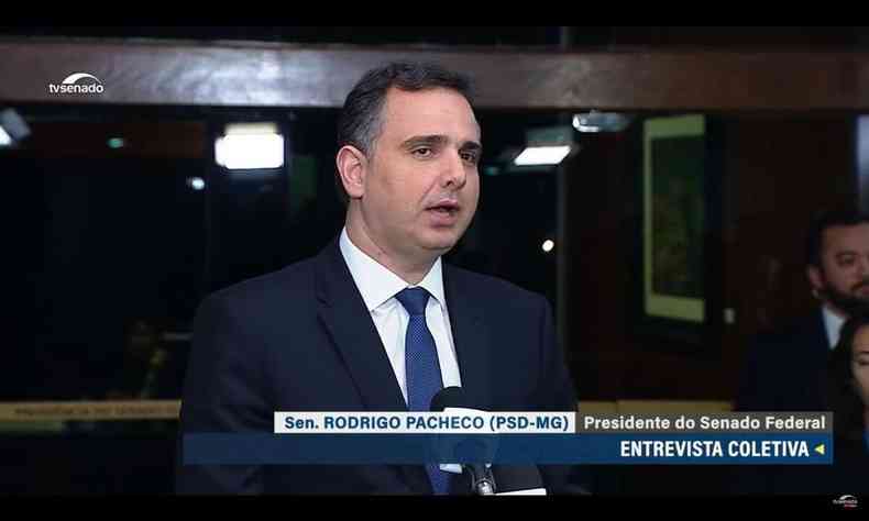 O presidente do Senado Federal, Rodrigo Pacheco (PSD-MG) afirmou que ainda no h consenso a respeito da PEC da Transio