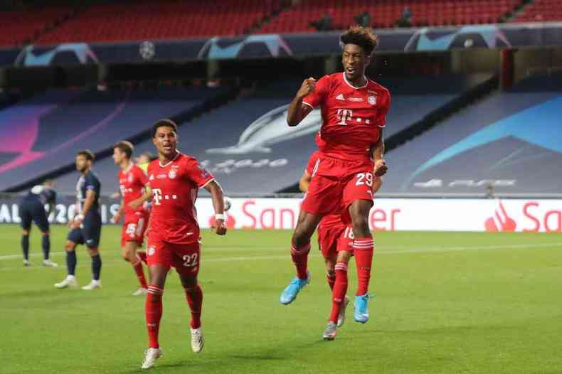 Coman marcou gol do ttulo do Bayern(foto: AFP)