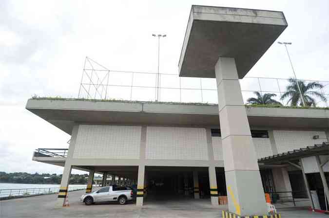 Demolio do anexo onde hoje funciona academia e salo de festas  uma das principais intervenes (foto: Leandro Couri/EM/D.A Press )