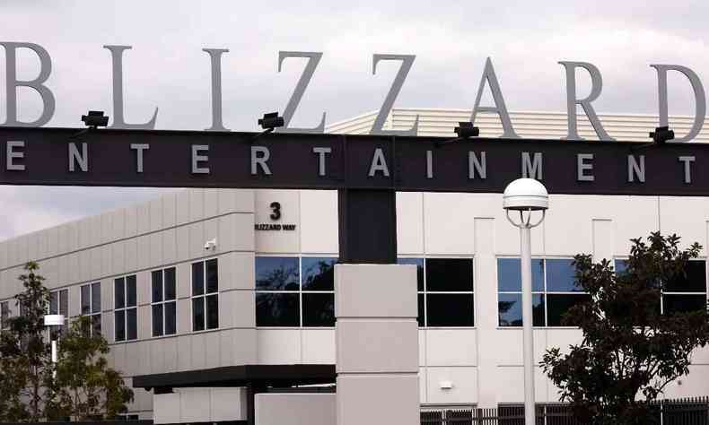 O campus da Blizzard Entertainment  exibido em 18 de janeiro de 2022 em Irvine, Califrnia