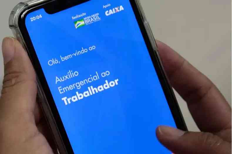 Usurios reclamam do aplicativo Caixa Tem que permite saque de auxlio emergencial(foto: Marcello Casal Jr./Agncia Brasil)