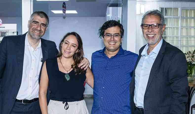 Luis Carlos (Estado de Minas), Fabiana Murta (Ooh Brasil), Rafael Ribeiro e Marcelo Gosende (Dirios Associados)