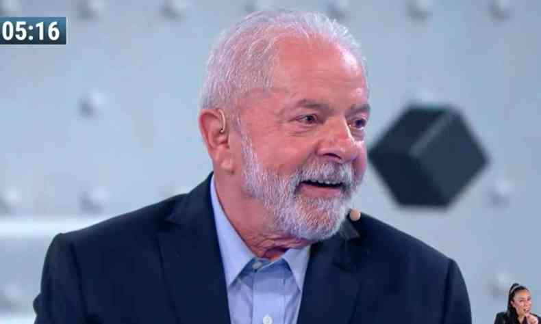 Luiz Incio Lula da Silva (PT) no programa do Ratinho, nesta quinta-feira (22/9)