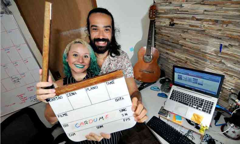 Os atores Luciana Damasceno e Daniel Jaber criaram a plataforma Cardume, exclusiva para curtas-metragens