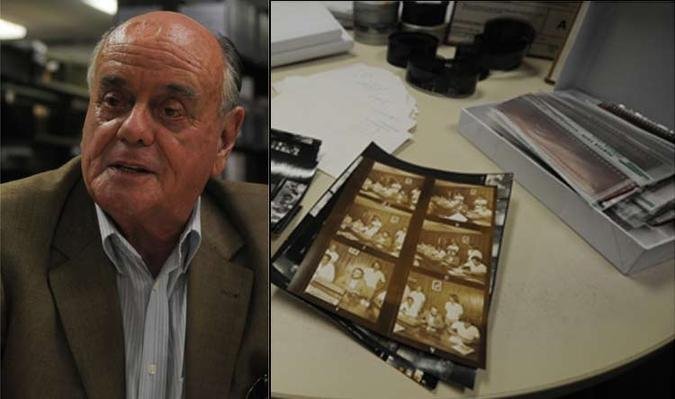 Antônio Geraldo ajuda a dar nomes a rostos que aparecem sem identificação em acervo fotográfico (foto: Túlio Santos/EM/D.A Press) Antônio Geraldo ajuda a dar nomes a rostos que aparecem sem identificação em acervo fotográfico (foto: Túlio Santos/EM/D.A Press)