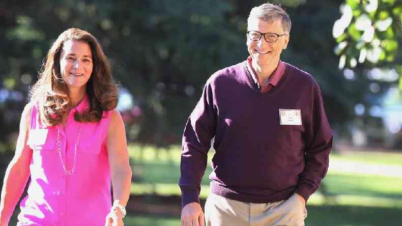 Melinda e Bill Gates criaram sua fundao em 1994(foto: Getty Images)
