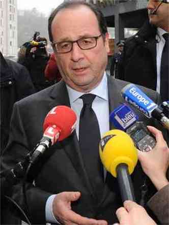 Presidente da Frana, Franois Hollande(foto: AFP PHOTO / MEHDI FEDOUACH )