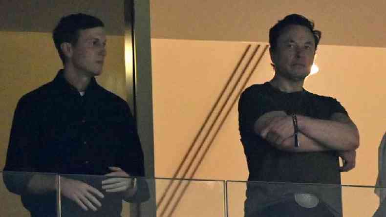 Elon Musk e Jared Kushner na final da Copa do Mundo