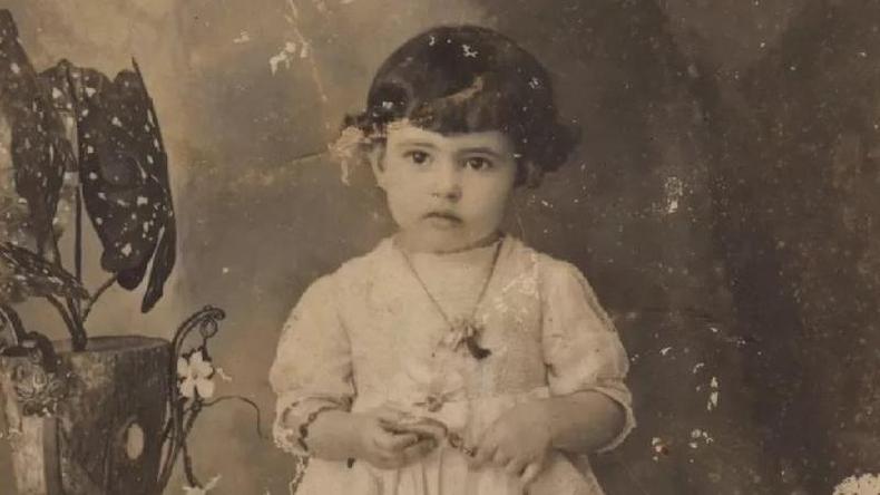 Irm Dulce durante a infncia