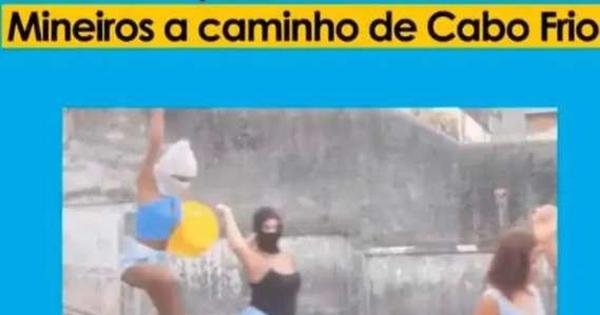  Prefeitura de Cabo Frio causa polêmica com 'meme' de mineiros indo à praia 