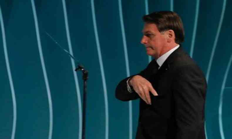 Bolsonaro seguir normalmente os compromissos da agenda(foto: SERGIO LIMA/AFP)