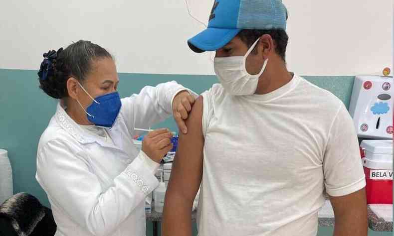 Extrema vacina pessoas de 40 a 47 anos contra aCOVID-10 nesta semana (foto: Prefeitura de Extrema/Divulgao )