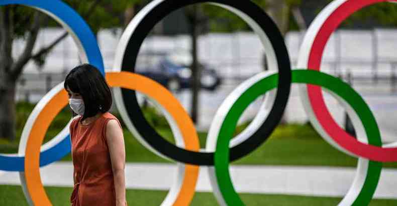 Novo coronavrus fez com que Jogos Olmpicos de Tquio passassem para julho de 2021(foto: Charly TRIBALLEAU/AFP)