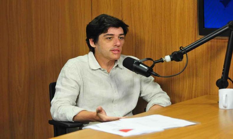 O secretário de Estado de Infraestrutura e Mobilidade, Fernando Marcato participa do podcast 'EM Entrevista'(foto: Ramon Lisboa/EM/D.A Press) Secretário de Estado de Infraestrutura e Mobilidade, Fernando Marcato