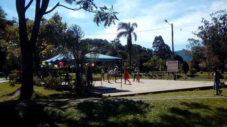 Parque Municipal Antnio Molinari segue fechado(foto: Prefeitura de Poos de Caldas/Divulgao )
