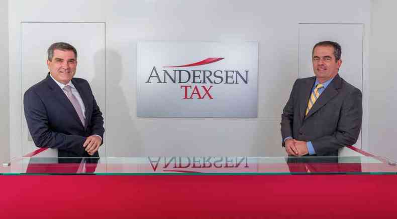 Sócios da ex-Pricewaterhouse&Coopers, Bernardo Oliveira e Leonardo Mesquita assumiram a tarefa de expandir a marca Andersen Tax no Brasil(foto: Divulgação)