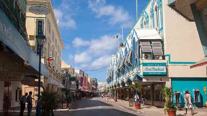 A principal rua comercial de Barbados se chama Broad Street(foto: Wolfgang Kaehler/Getty Images)