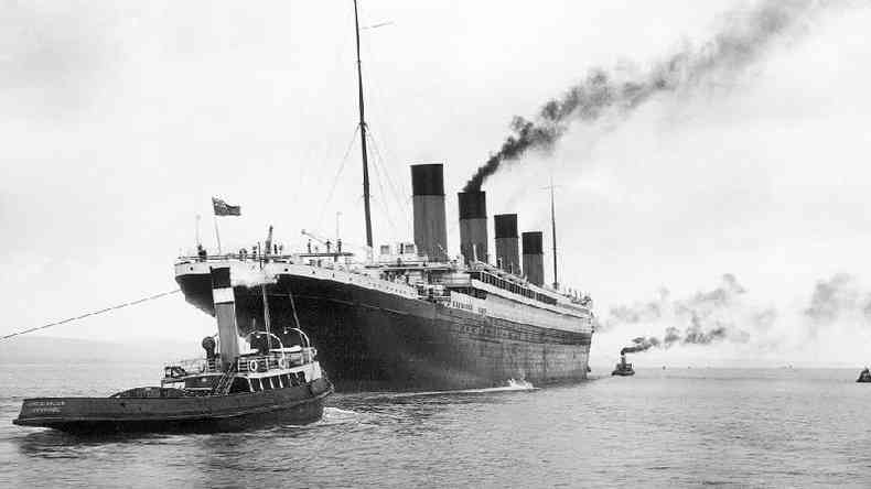 Primeiras sadas do RMS Titanic aps deixar estaleiro
