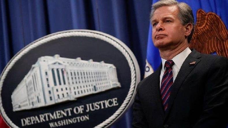 O diretor do FBI, Christopher Wray, conversou com a Fox News(foto: Getty Images) O diretor do FBI, Christopher Wray