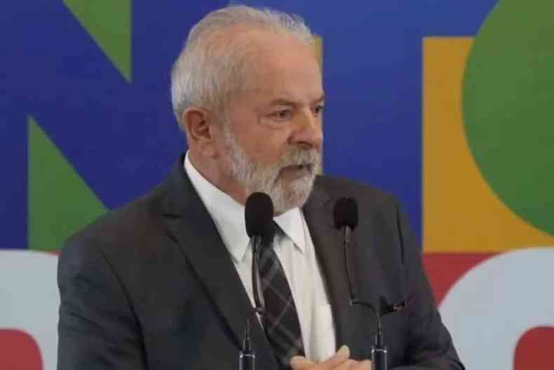 Lula na coletiva de imprensa 