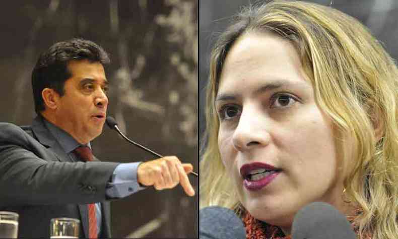 Deputados Sargento Rodrigues e Beatriz Cerqueira(foto: Alexandre Guzanshe e Juarez Rodrigues/EM/D.A Press)