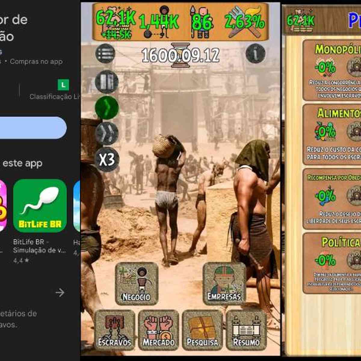 Google remove jogo racista Simulador de Escravidão de PlayStore