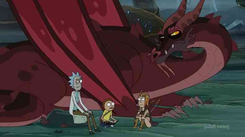 Episdio de Rick and Morty que satiriza filmes de 'magia' medieval