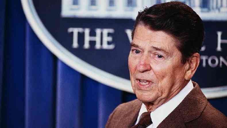At a candidatura de Trump em 2016, Reagan havia sido a pessoa mais velha a se candidatar  presidncia dos EUA(foto: Getty Images)